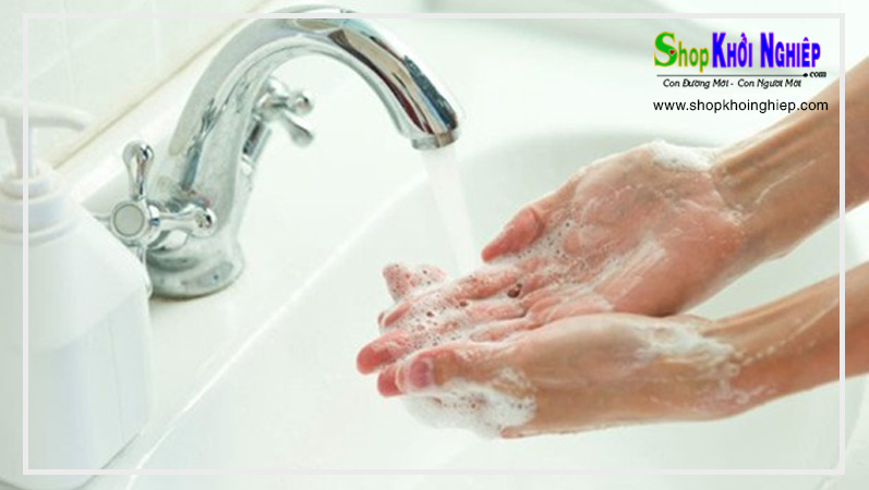 Chú ý rửa tay cẩn thận đúng 6 bước theo khuyến nghị của Bộ Y tế để nâng cao hiệu quả phòng dịch